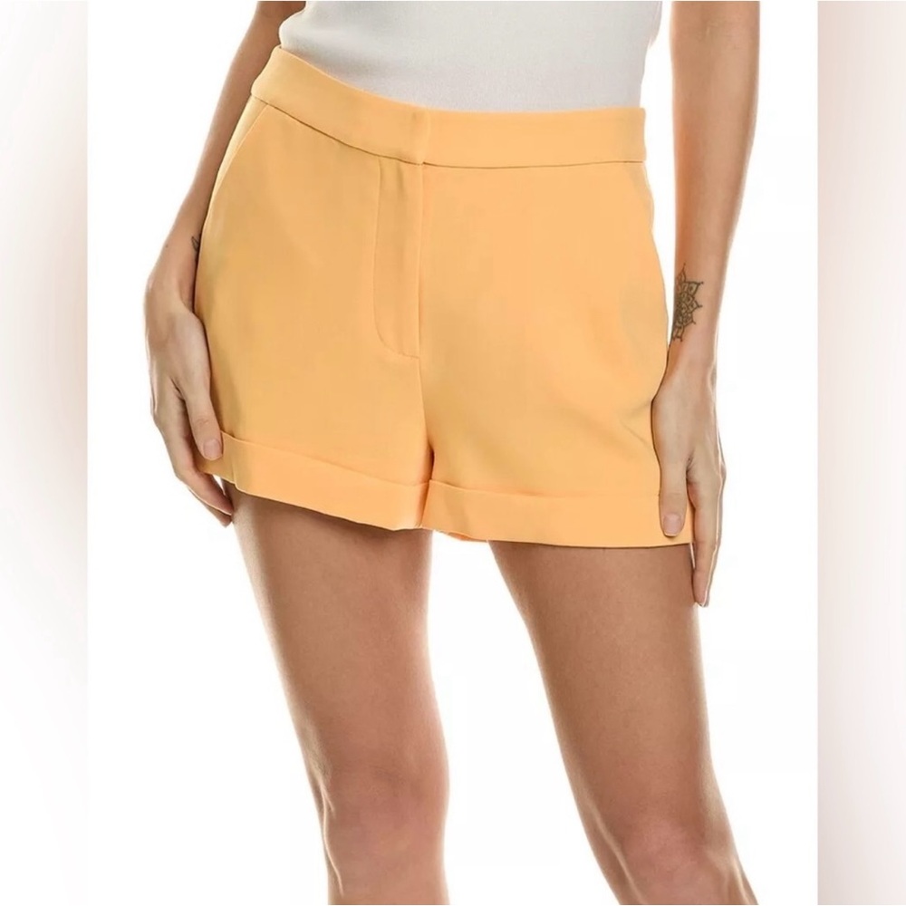 Cinq à Sept High Waist Yellow Shorts
